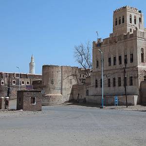 Zabídská citadela s Násirovým palácem a Iksanderskou mešitou.