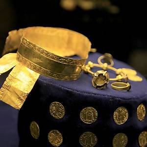 Środa Śląska (Slezská Středa) - poklad ze Slezské Středy, zlaté florény a náramek