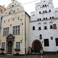 Riga - skupina měšťanských domů Tři bratři