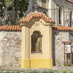 Starý Kolín - ohradní zeď kostela, kaplička sv. Cyryla a Metoděje (2019)