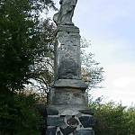 Klášterní Skalice - socha Panny Marie před konzervováním (2007)