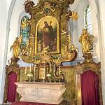 Český Brod - kostel sv. Gotharda, hlavní oltář (2020)