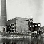 Kolín - tepelná elektrárna v době výstavby (SOkA Kolín, 1931)