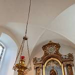 Bylany - kostel sv. Bartoloměje, klenba presbytáře (2018)