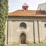 Chocenice - zámecká kaple sv. Anny, západní průčelí (2019)