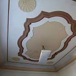 Tuklaty - fara, štuková výzdoba stropu v prvním patře (2010)