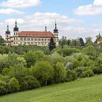 Kostelec nad Černými lesy - zámek, pohled od severu (2021)