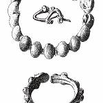 Štítary - Šperky ze Štítar, kresba J. L. Píče z roku 1902