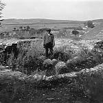Stříbrná Skalice - hrad, zbytky bergfritu před jeho zánikem (Antonín Podlaha, Soupis památek historických 1907)