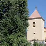 Jindice - kostel sv. Václava, pohled od západu (2017)