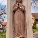 Štíhlice - zvonička, socha Panny Marie (2022)