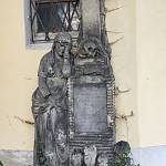 Týnec nad Labem - hřbitov, náhrobník rodiny Špecingarovy (2017)