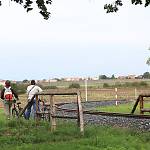 Kolín - řepařská naučná stezka, cyklisté na trase (29. 8. 2011)