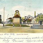 Pečky - zaniklá kaple na pohlednici z roku 1902