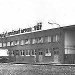Cerhenice - zkušební železniční okruh, administrativní budova (1975)