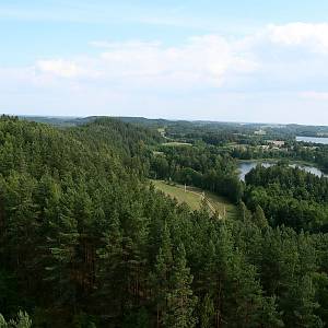 Papiliakalné-pohled z rozhledny na národní park