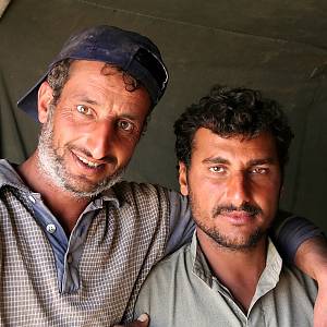 Beduíni ze Sýrie u Madaby