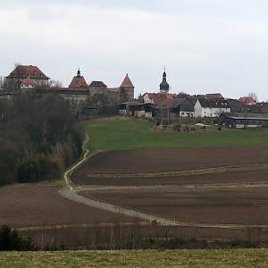 Pohled na Hohenberg z české strany