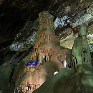 Nejvyšší krápník v jeskyni