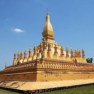 Pha That Luang (Velká zlatá stúpa), celkový pohled