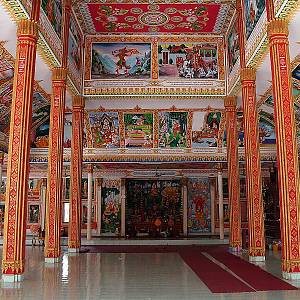 Ordinační síň (sim) chrámu Wat That Luang Tai