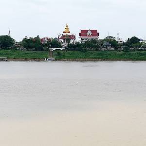 Pohled přes Mekong do Thajska