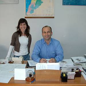 Na Ministerstvu turistiky - Dana Nasrová se svým šéfem Ali Rammalem