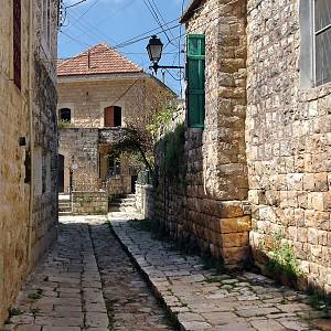 Deir el-Kamar, ulička starého města