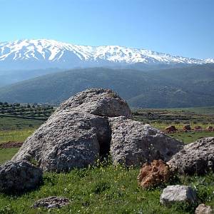 Hora Hermon (2814 m. n. v.) v jižním Libanonu