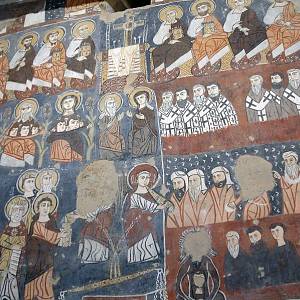 Freska Posledního soudu v klášterním kostele
