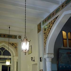 Aleppo - starosvětský interiér hotelu Baron