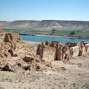 Halabiyya - severní hradba
