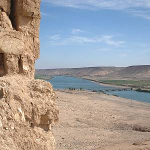 Halabiyya - Eufrat z hradu