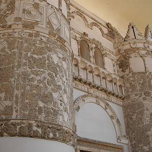 Rekonstrukce vstupní brány zámku v Damašku