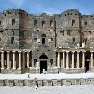 Bosra - divadlo, jeviště