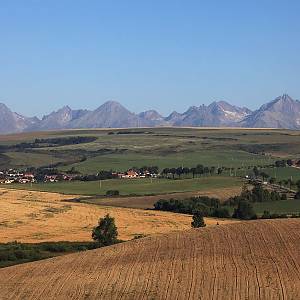 Vysoké Tatry, pohled od Slovenského raje
