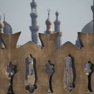 Minarety mešity a madrasy sultána Hassana a mešity ar-Rifáí