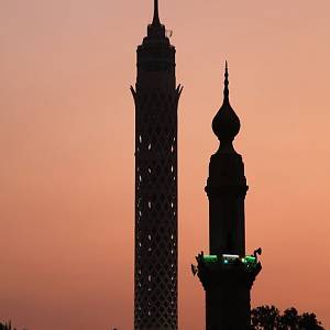 Káhirská věž a věž minaretu
