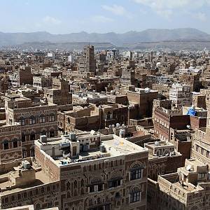 Sanaá - pohled na město ze střech domů je nejhezčí