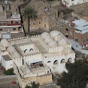 Mešita al-Mutabíja z ptačí perspektivy.