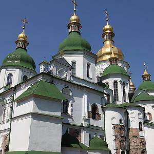 Chrám sv. Sofie (vystavěl v roce 1037 velkokníže Jaroslav Moudrý)