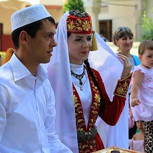 Bachčisaraj, krymskotatarská svatba v paláci