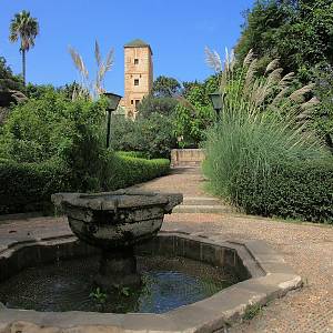 Kasba Oudaja, andaluské zahrady.
