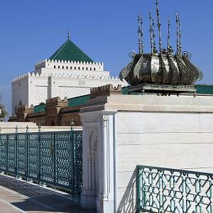 Mauzoleum králů moderního Maroka.