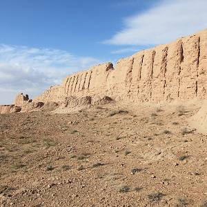 Pevnost Ajaz Kala I - hradby