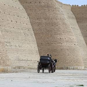 Buchara - hradby pevnosti Ark