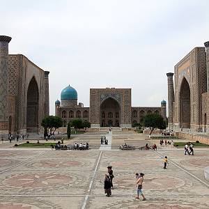 Samarkand - náměstí Registán