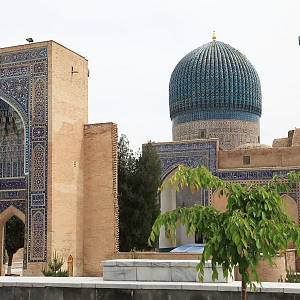 Samarkand - mauzoleum Gur-i Emir, celkový pohled