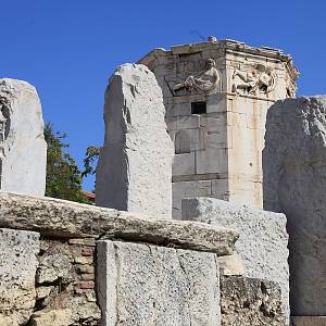 Římská agora a Věž větrů z roku 40 př. n. l.