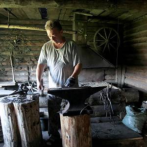 Myškin - skanzen, kovář